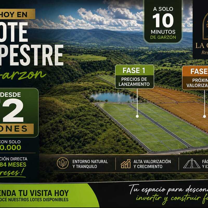 Plano general del proyecto
Ubicación estratégica, amplios lotes y un entorno pensado para vivir con tranquilidad.