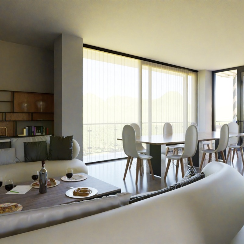 Sala y comedor: Espacios amplios e iluminados diseñados para disfrutar cada momento en familia.